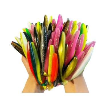 Imagem de Iscas Artificiais De Silicone T Tail Soft Bait Shad Worm Wobbler Para 
