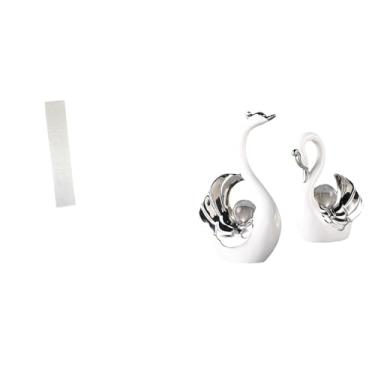 Imagem de Whtkoph Elegante Cúpula de Papel em Formato de Cisne para Abajur de Chão, Ideal para Uma Decoração Aconchegante de Sala de Estar. Cúpula de Abajur de Chão Exc