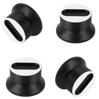 Imagem de 4 Pés Antivibração para Impressoras 3D Mini Bambu Lab A1/A1, Pretos Silicone com Amortecedores para Minimizar as Vibrações e Melhorar a Qualidade de Impressão