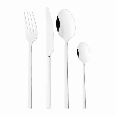 Imagem de Faqueiro Aço Inox 24 Peças Firenze Prata Wolff