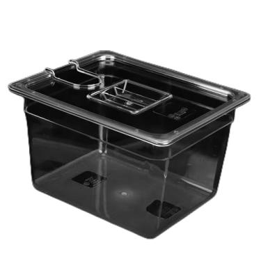 Imagem de Recipiente Sous Vide 11L Com Tampa para Circulador de Imersão – Acessório de Banho-maria Perfeito para Cozinhar Em Baixa Temperatura