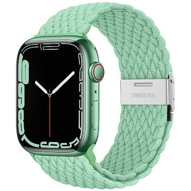 Imagem de Qimela Pulseira feminina e masculina de 38 mm, 40 mm, 41 mm, 42 mm, 44 mm, 45 mm, 46 mm e 49 mm, para Apple Watch séries 11, 10, 9, 8, 7, 6, 5, 4, SE, Ultra 3 2 1