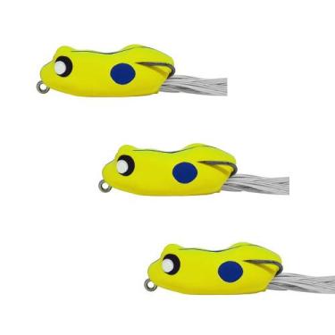 Imagem de Kit 03 Iscas Frog Matadeira Monster Z60 Sapinho P/ Traíra 29, Monster 