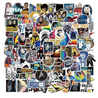 Imagem de Adesivos Impermeáveis Graffiti Star Trek 50PCS Para Mala, Caderno, Tel