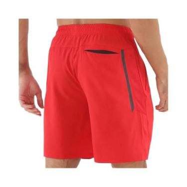 Imagem de Bermuda Masculina Leve Para Corrida Com Bolsos Com Zíper De 7 Polegada