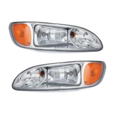 Imagem de Conjunto de faróis compatível com caminhão Peterbilt 330 335 325 384 337 340 348 382 386 387, motorista de farol alto e baixo e lado do passageiro direito, um par