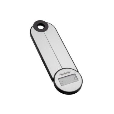 Imagem de Balança Digital Tramontina Adatto Dobrável para Cozinha em Aço Inox