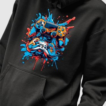 Imagem de Blusa Moletom Genuine Grit Masculina Estampada Algodão 30.1 Controle S