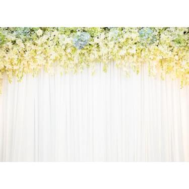 Imagem de cenários fotográficos para fotografia cenário de 2,1 x 1,5 m / 7 x 1,5 m, pano de fundo de fotografia de casamento para estúdio fotográfico adereços para decoração de festa