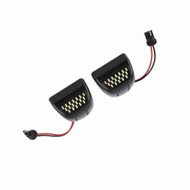 Imagem de Vroomoto 18 contas de lâmpada LED ultra brilhantes, alto brilho, fácil instalação, adequado para luz de placa de licença Silverado, melhora a segurança na estrada com revestimento de plástico ABS