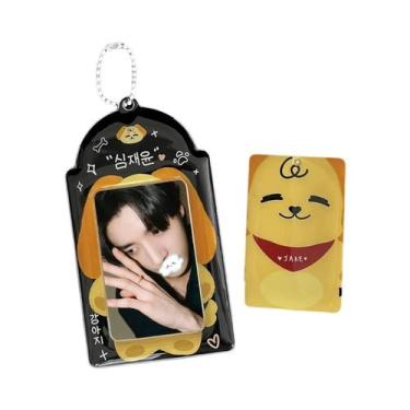 Imagem de Chaveiro Porta-Cards De Ídolos K-Pop De Animais Fofos Para Cartões De 