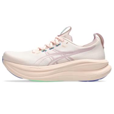 Imagem de ASICS Tênis de corrida feminino Gel-Nimbus 28, Rosa pérola/Morganita, 36