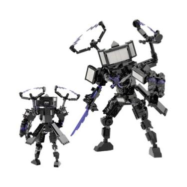 Imagem de Conjunto De Blocos De Montar DIY Para Adultos MOC Skibid-i, Blocos Tit