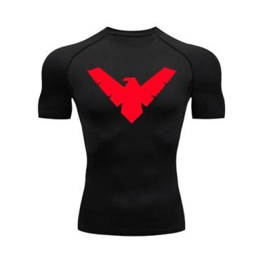 Imagem de Camiseta De Compressão Masculina De Secagem Rápida Para Corrida, Manga