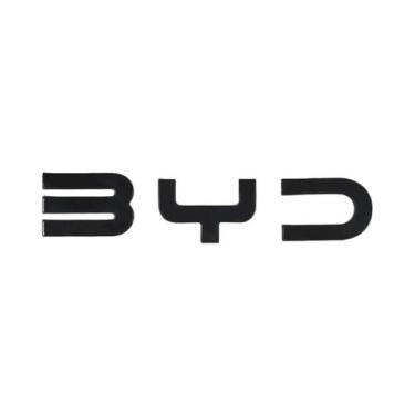 Imagem de Emblema Dianteiro E Traseiro Preto Para BYD Sealion 7 EV - Logotipo De