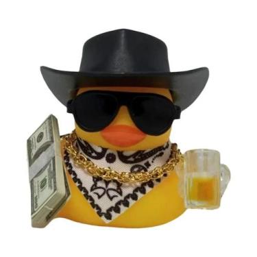 Imagem de Engraçado Pato De Borracha Cowboy Para Carro, Decoração De Painel De J