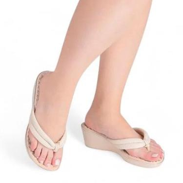 Imagem de Chinelo Piccadilly Cecilia Anabela Médio Feminino-Feminino