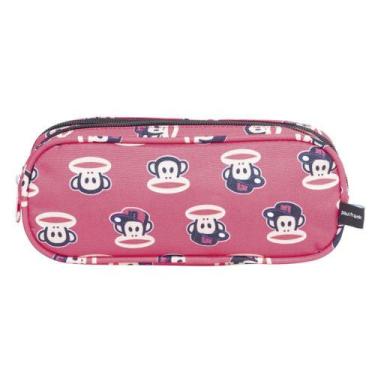 Imagem de Estojo Feminino 2 Zíperes Sestini Paul Frank Rosa 17t