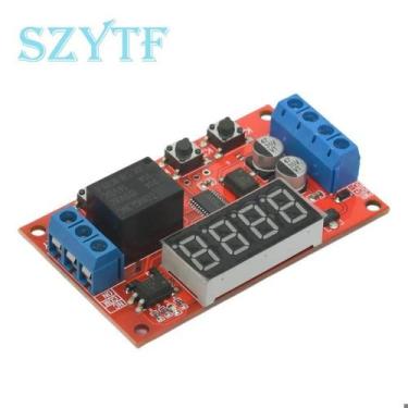 Imagem de Módulo De Relé De Tempo Ajustável 10A 32 Modos Interruptor De Controle
