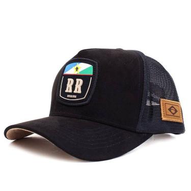 Imagem de Boné Sacudido`s - Estados - Roraima - Preto