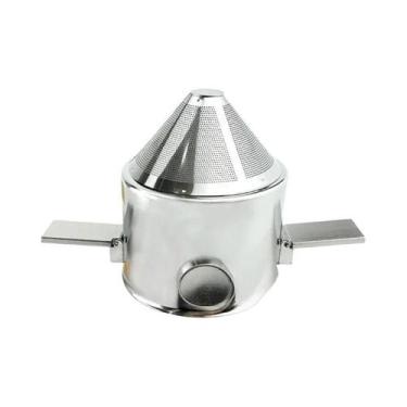 Imagem de Coador De Café Reutilizável De Aço Inoxidável Em Cone Dobrável Para Pr