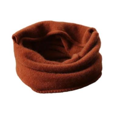 Imagem de Cachecol De Lã Pura Macio E Quente Para Mulheres, Gola Falsa De Cashme
