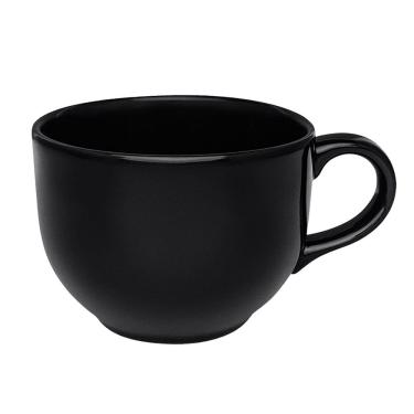 Imagem de Caneca Jumbo Biona Donna Oxford Cerâmica Preta 740ml