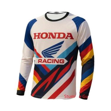 Imagem de Camiseta Masculina De Manga Comprida De Secagem Rápida Honda, Casual, 