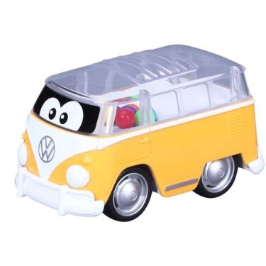 Imagem de Brinquedo Bebe BBurago Junior VW Kombi Poppin Bus Fricção