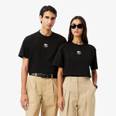 Imagem de Camiseta Lacoste em Algodão com Estampa Assinada-Masculino