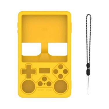 Imagem de Capa Protetora De Silicone Amarela E Preta Para Console De Jogos R36S 