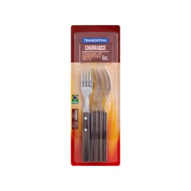Imagem de Kit Churrasco 6 Peças Tramontina - Polywood 21110/690
