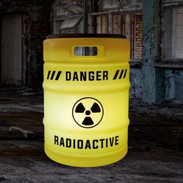 Imagem de Banco com Luminária Radioactive Amarelo - Desembrulha