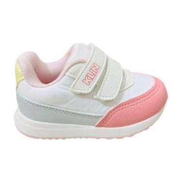 Imagem de Tênis Klin Infantil Velcro Colors Menina Walk Baby-Feminino