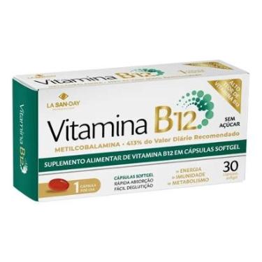 Imagem de Vitamina B12 30 Cápsulas La San Day-Unissex