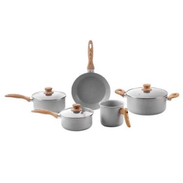 Imagem de Jogo de panela 5 peças ceramic life easy brinox