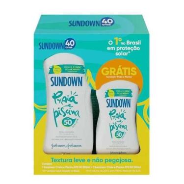 Imagem de Kit Protetor Solar Corporal Sundown Praia E Piscina FPS50 200ml + 120m