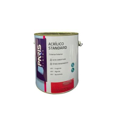Imagem de Tinta Acrílica Fosca Branca Econômica 3,6L - Paris