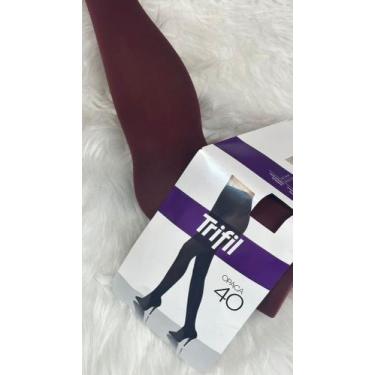 Imagem de Meia Calça Opaca Trifil Fio 40 Ref W06345, Vinho, M