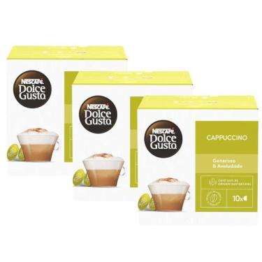 Imagem de 3x Capsula de Cappuccino Dolce Gusto 10 unidades - - Nescafé Dolce Gus