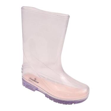 Imagem de Bota Galocha Cano Médio Infantil Transparente - Miimos, 29/30, Transpa