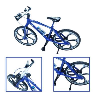 Imagem de Bicicleta Miniatura Mountain Bike Speed Em Metal Ciclismo - Top Casa, 