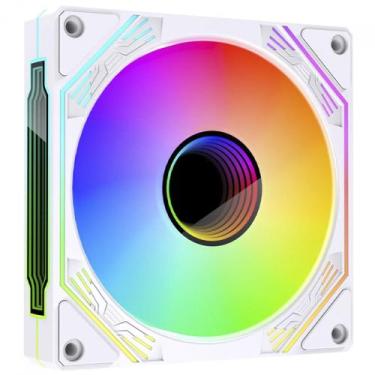 Imagem de Cooler Para Gabinete Ryvel Aspen White, ARGB, 120mm, Branco, RY-FN-AP-