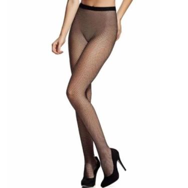 Imagem de Meia calça feminina trifil arrastao, unico, Preto