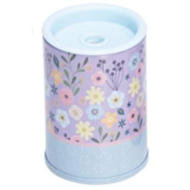 Imagem de Apontador Metálico Love Flowers - Molin, Azul claro
