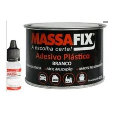 Imagem de Massa Plástica 400g Branca Com Catalizador Massafix - MASSA FIX