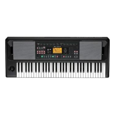 Imagem de Teclado Arranjador Korg EK-50 CSA 61 Teclas Preto 127V - Ideal para Mú