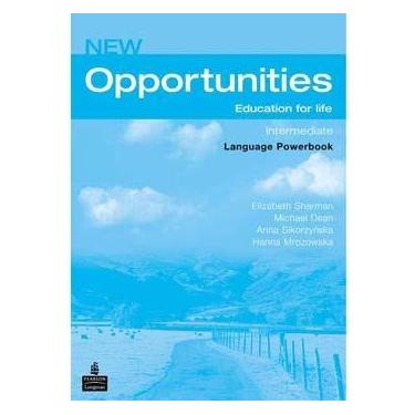 Imagem de Livro - New Opportunities: Education for Life Intermediate Language Powerbook - Michael Dean, Elizabeth Sharman, Anna Sikorzynska and Hanna Mrozowska 
