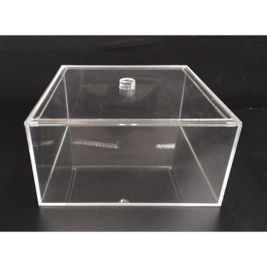 Imagem de Caixa De Acrilico 20x20x10cm Para Trecos, Bijus, Maquiagens