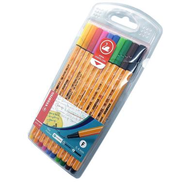 Imagem de Caneta Stabilo Point 88 Hidrocor - 10 Cores